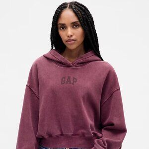 Women's Gap VintageSoft sweat set in tuscan red wash